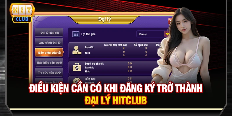 Điều kiện cần có khi đăng ký trở thành đại lý Hitclub
